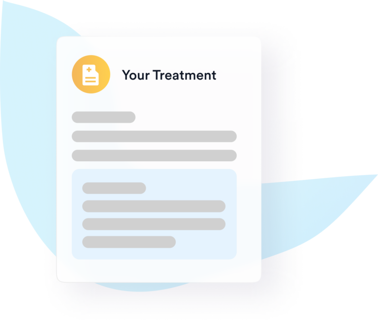 Blank outline of your treatment