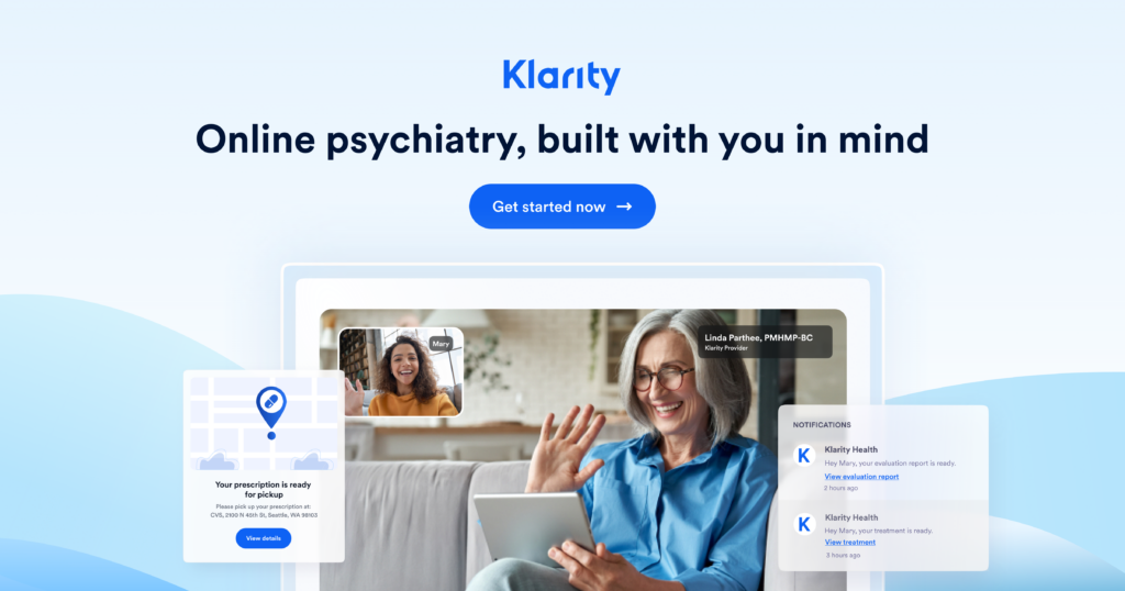 Online Treatment For ADHD, Anxiety, Depression | Klarity